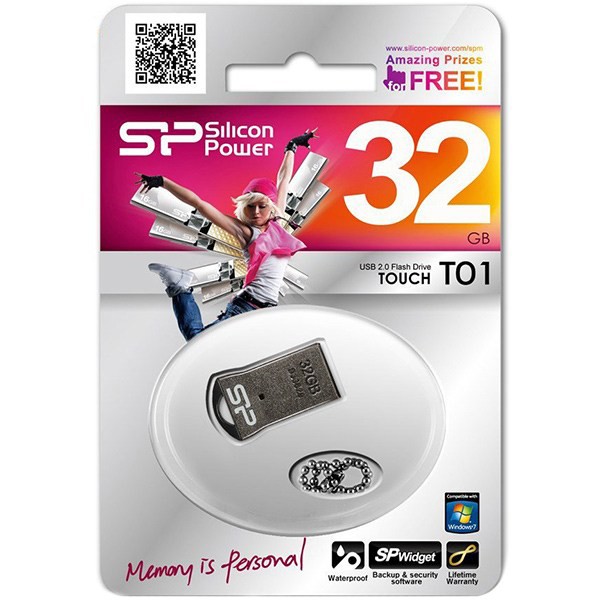 فلش 32 گیگ سیلیکون پاور Silicon Power T01