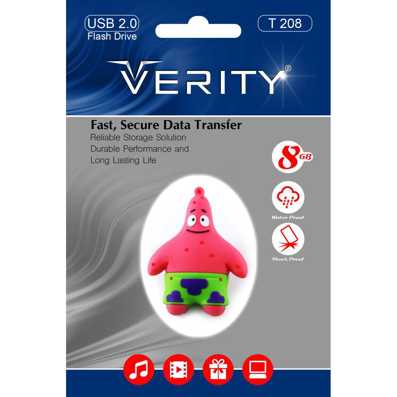 فلش عروسکی 8 گیگ وریتی Verity T208