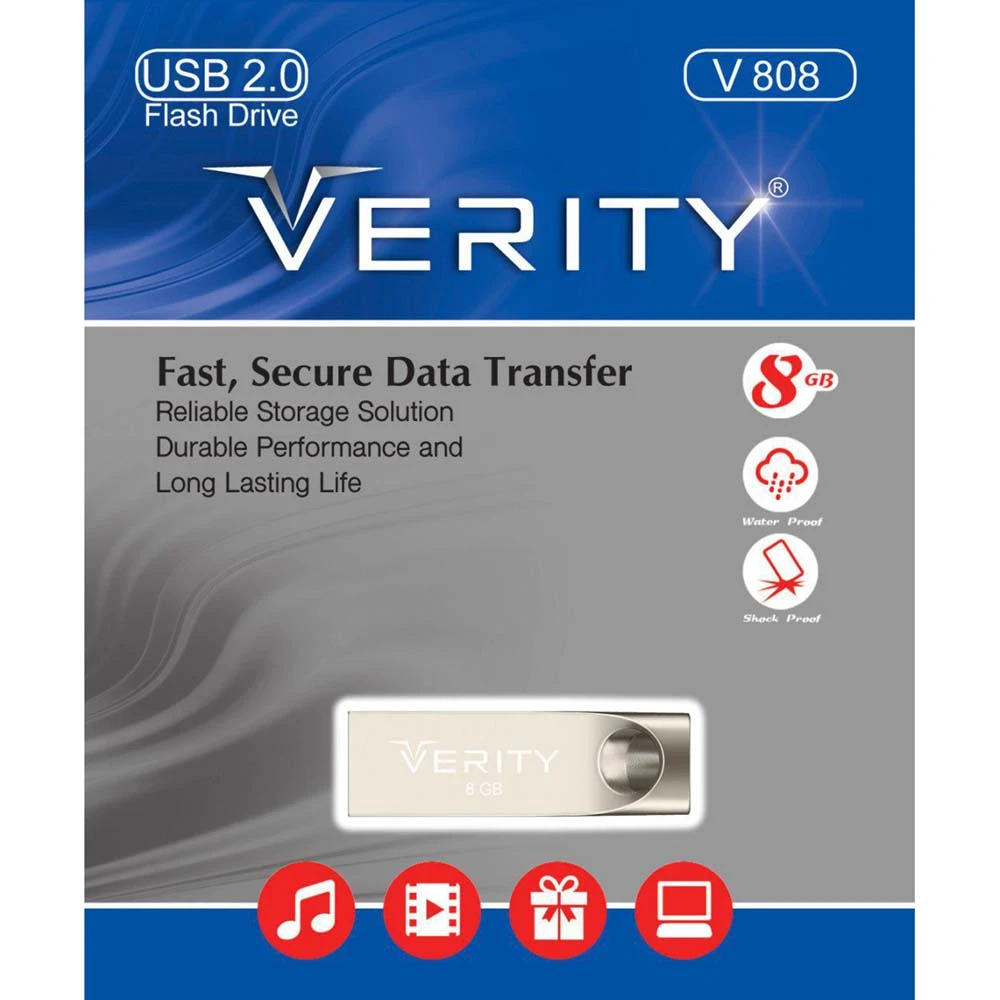 فلش 8 گیگ وریتی Verity V808