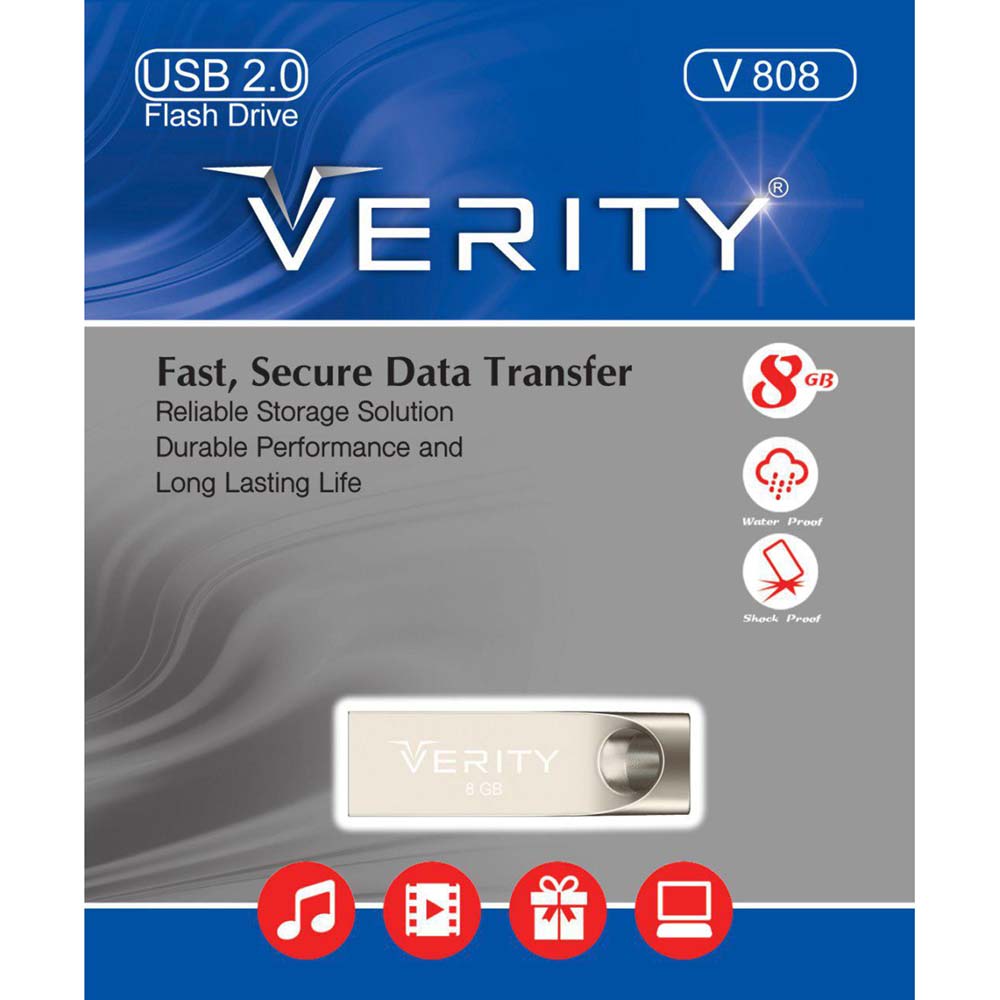 فلش 8 گیگ وریتی Verity V808