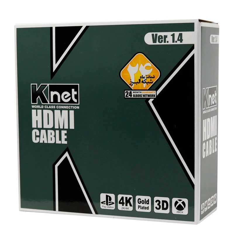 کابل HDMI V1.4 4K کی نت K-NET طول 20 متر