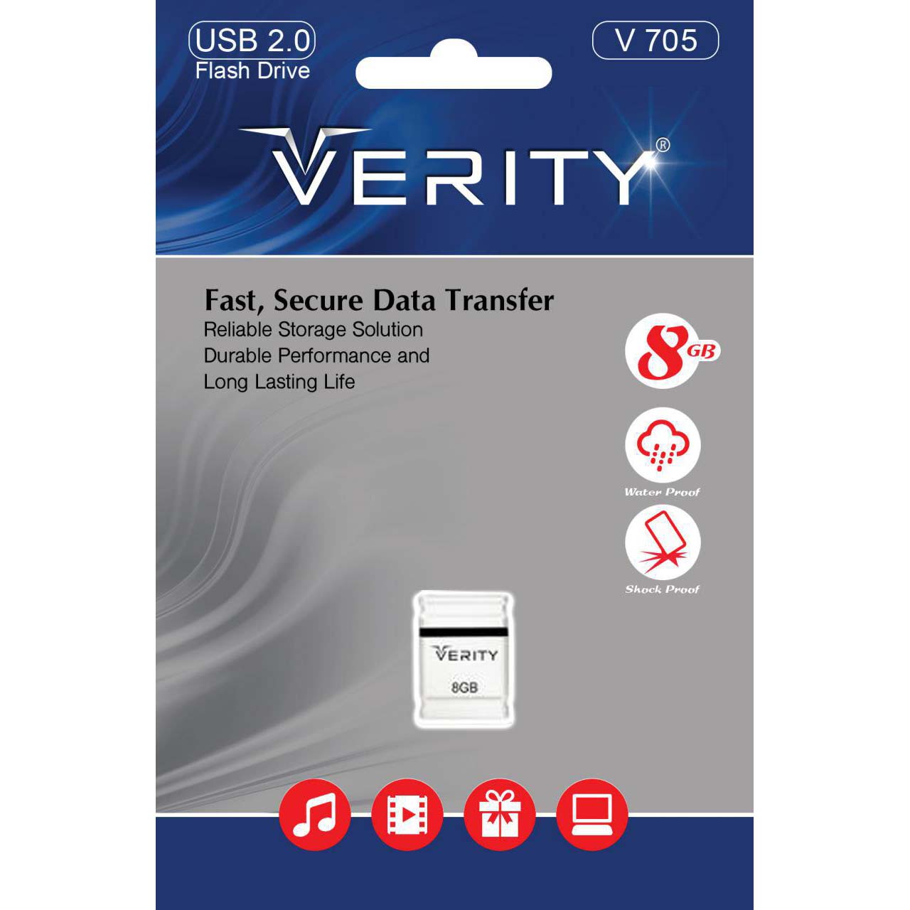 فلش 8 گیگ وریتی VERITY V705