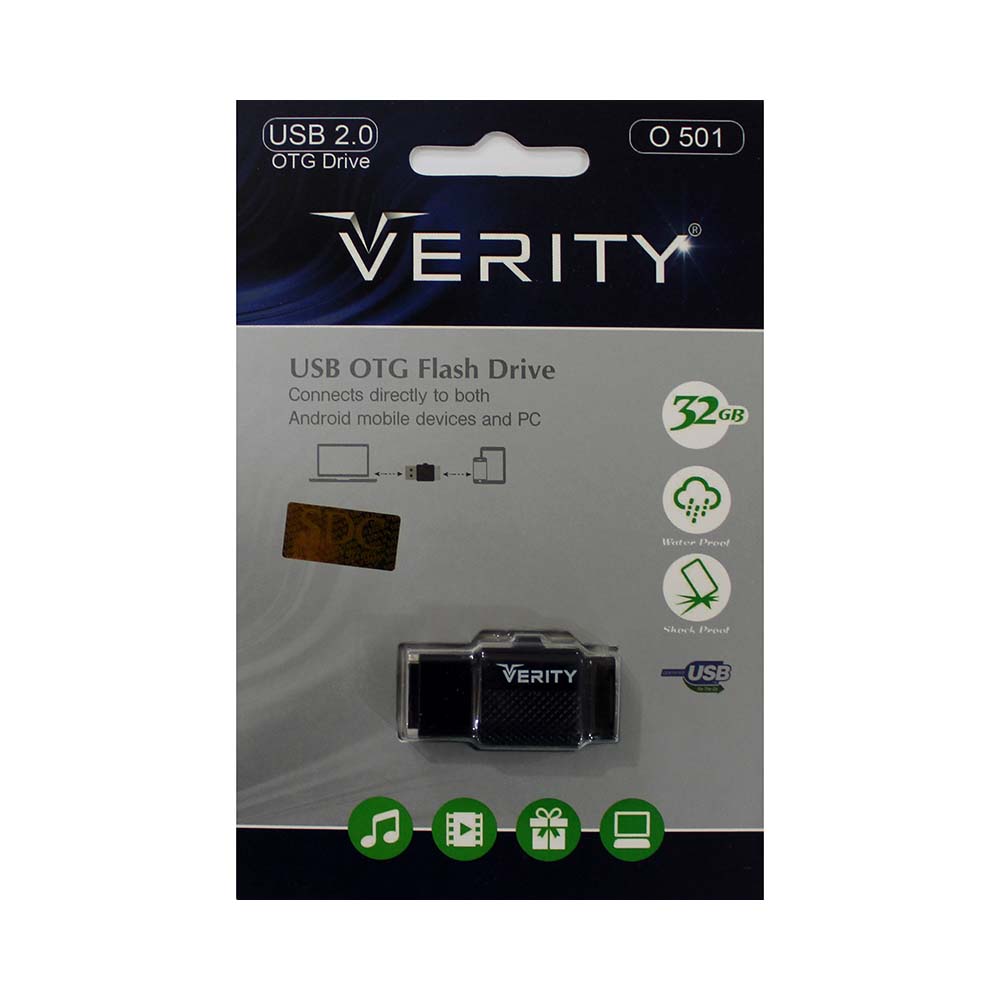فلش 32 گیگ وریتی Verity O501 OTG
