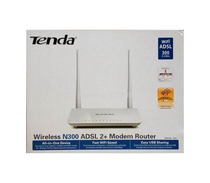 مودم روتر +ADSL2 تندا D301