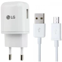 شارژر دیواری LG G3/G4/G5 پکدار + کابل میکرو یو اس بی