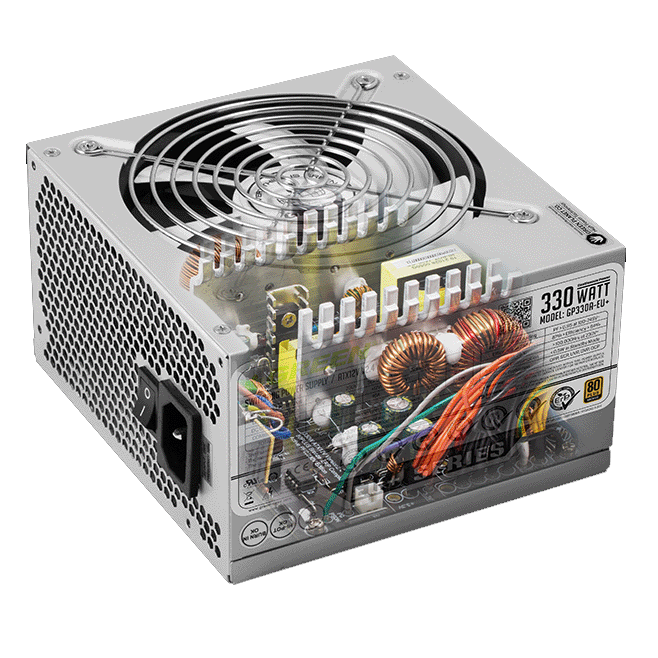 پاور 330 وات گرین Green GP330A-SP Plus Bronze