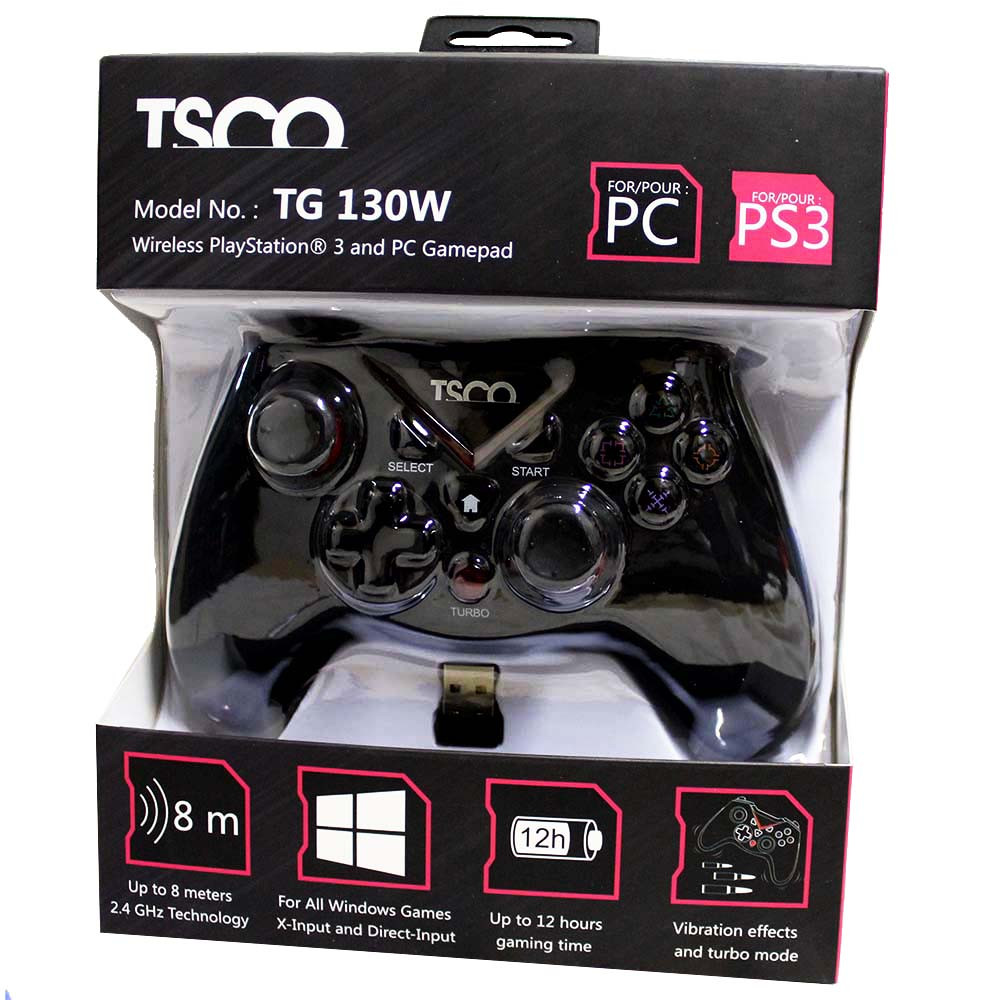 دسته بازی بی سیم تسکو TG 130W PC/PS3