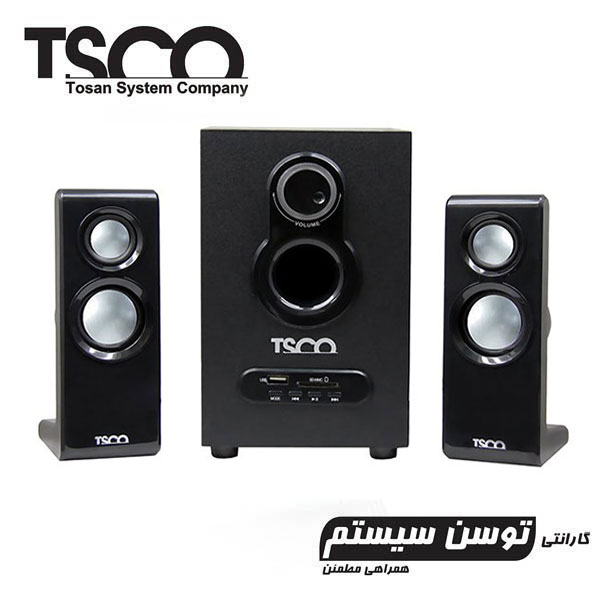 اسپیکر رم و فلش خور TSCO TS-2100U + مبدل بلوتوث