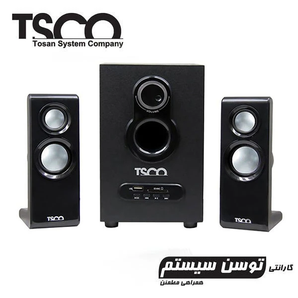 اسپیکر رم و فلش خور TSCO TS-2100U + مبدل بلوتوث