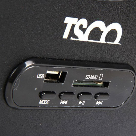 اسپیکر رم و فلش خور TSCO TS-2100U + مبدل بلوتوث