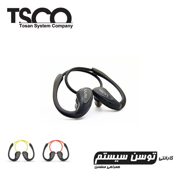 هدست بلوتوث ورزشی TSCO TH-5312 مشکی قرمز