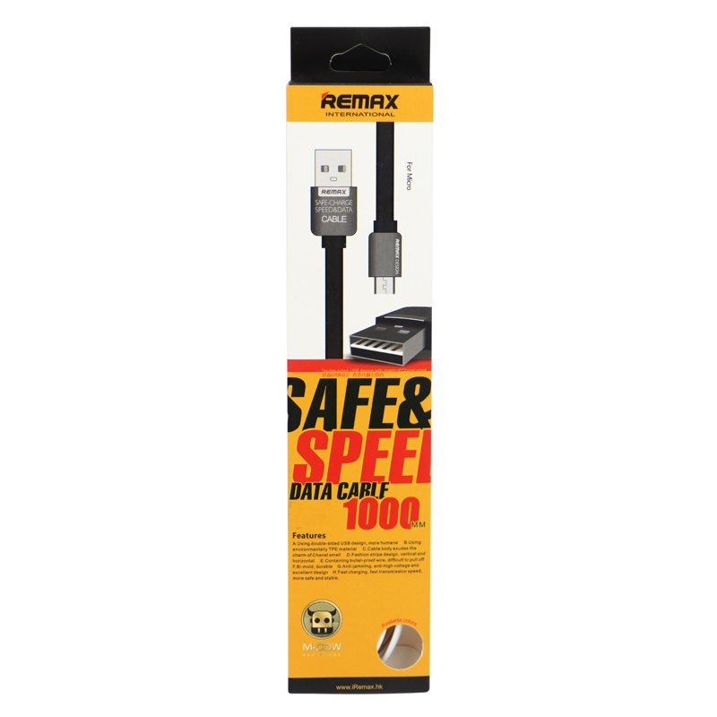 کابل میکرو یو اس بی Remax Safe & Speed 1m عطری