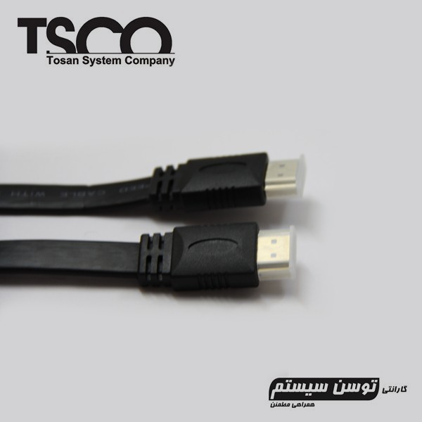 کابل تسکو فلت TSCO HDMI TC-70 3D 4K 1.5m