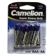 پک 4+4 باتری قلمی و نیم قلمی Camelion Super Heavy Duty