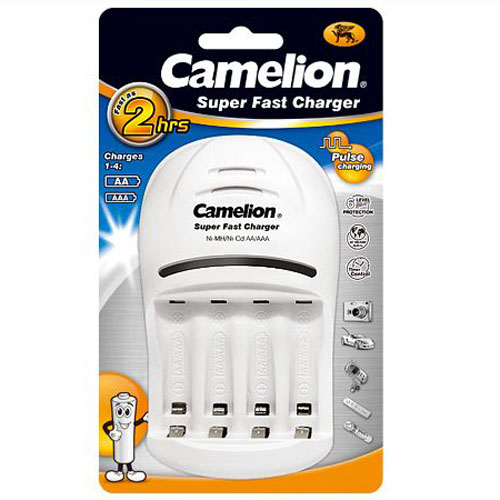 شارژر باتری Camelion BC1007 + چهار باتری شارژی قلمی