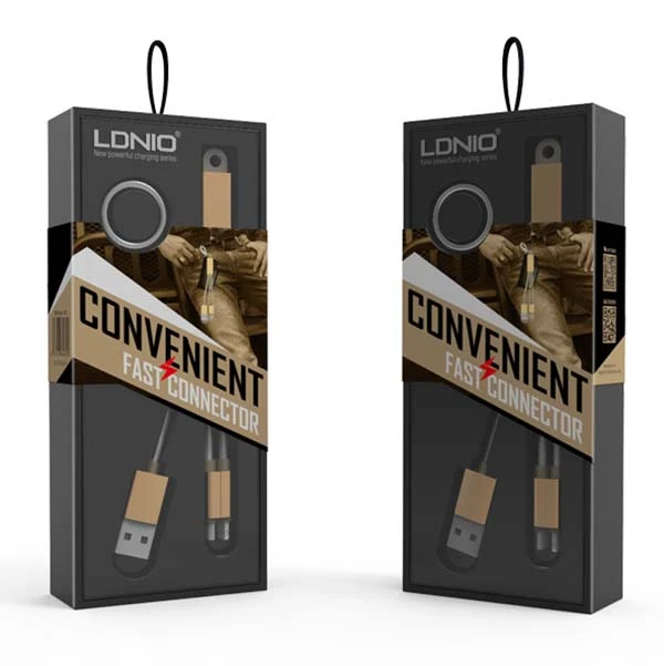 کابل دوسر اندروید آیفون LDNIO LC89
