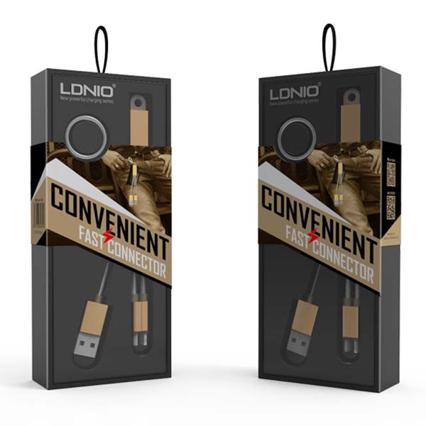 کابل دوسر اندروید آیفون LDNIO LC89