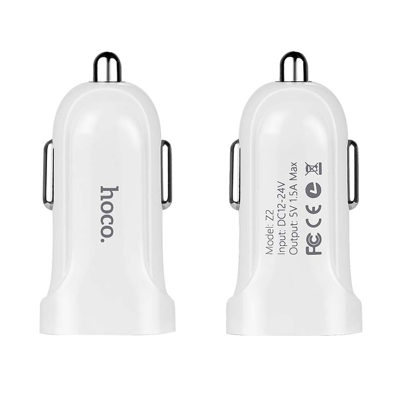 شارژر فندکی hoco Z2 1.5A (گارانتی 6 ماهه)