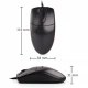 موس سیم دار A4TECH OP-620D-N