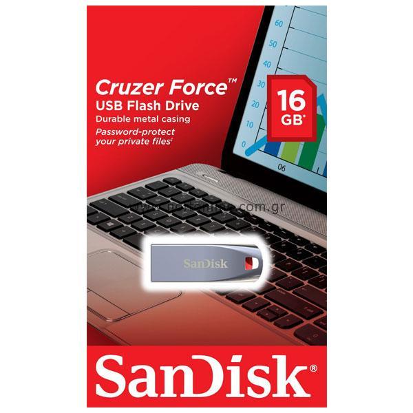 فلش 16 گیگ سن دیسک SanDisk Cruzer Force