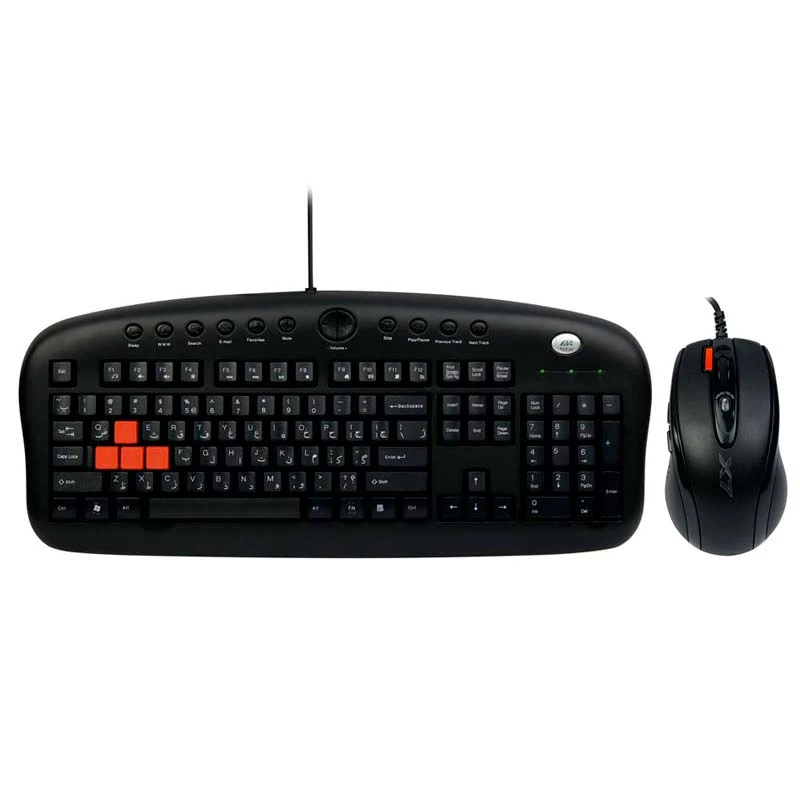 کیبورد و موس گیمینگ ای فورتک KX-2810BK