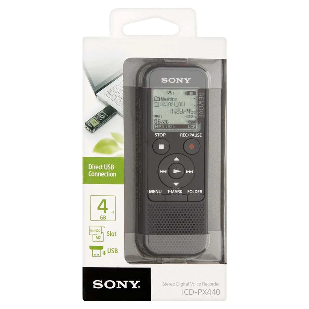 رکوردر خبرنگاری SONY ICD-PX440 4GB