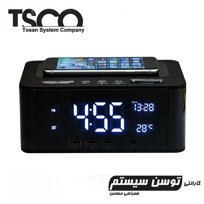 اسپیکر چندکاره بلوتوثی TSCO TS-2350 + شارژ بیسیم