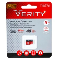 رم میکرو 8 گیگ وریتی Verity Micro U1 48MB/s بدون خشاب