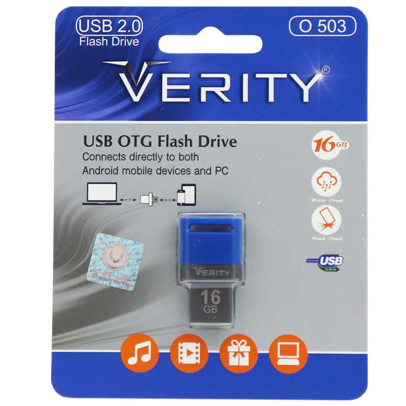 فلش 16 گیگ وریتی Verity O503 OTG