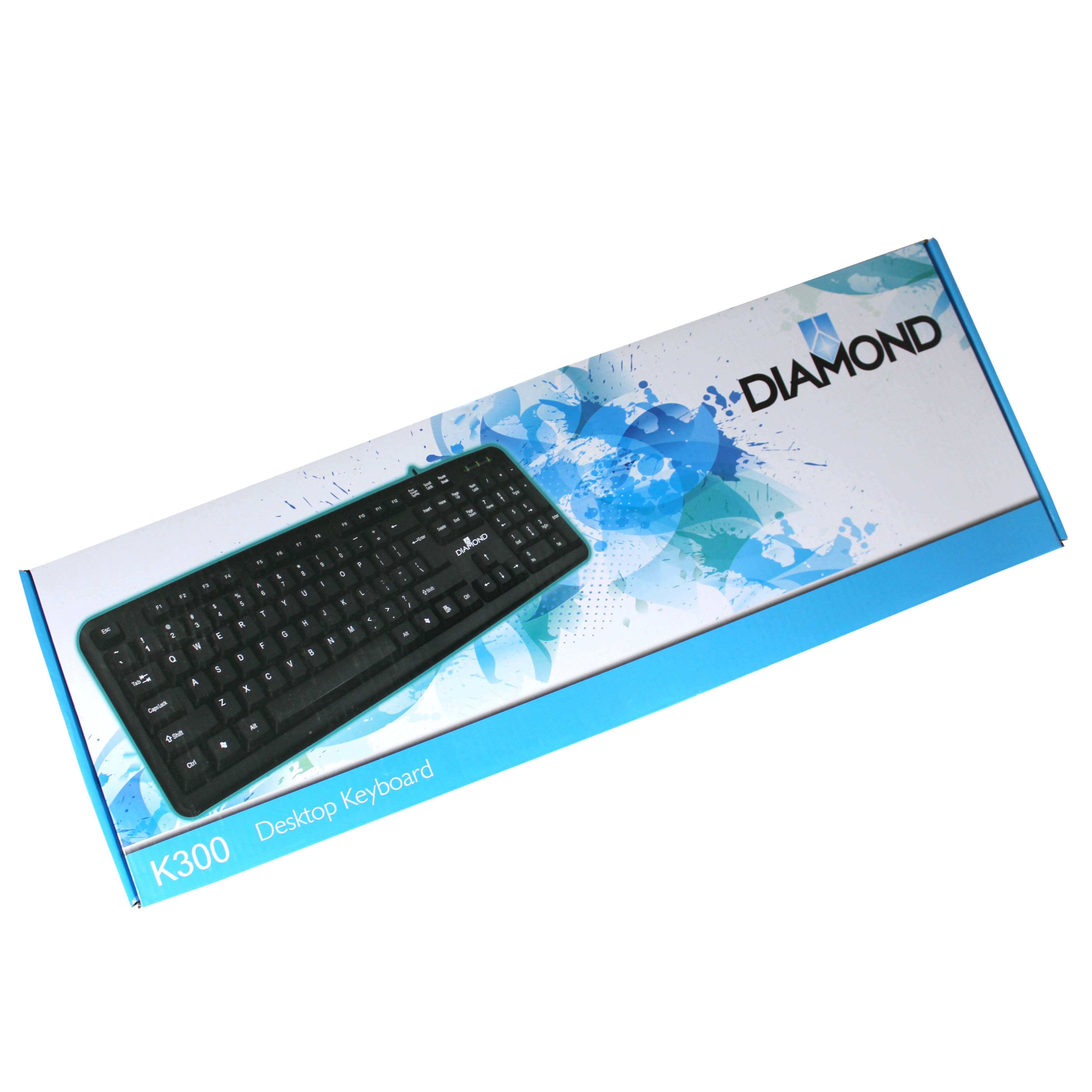 کیبورد دایاموند DIAMOND K300 USB
