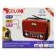 رادیو اسپیکر رم و فلش خور GOLON RX-BT 455S