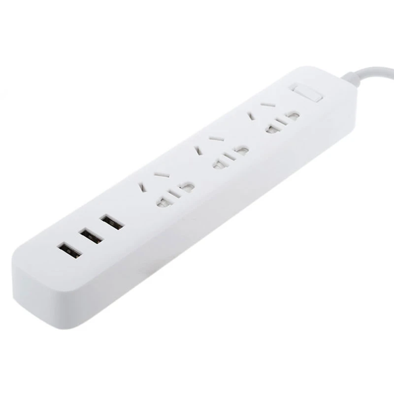 محافظ برق 3 خانه شیائومی Xiaomi XMCXB01QM + پورت شارژر