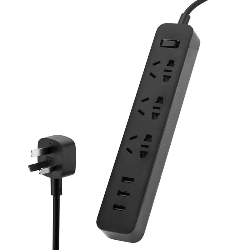 محافظ برق 3 خانه شیائومی Xiaomi XMCXB01QM + پورت شارژر