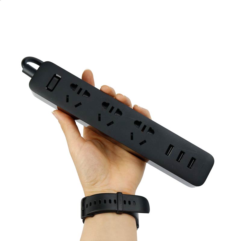 محافظ برق 3 خانه شیائومی Xiaomi XMCXB01QM + پورت شارژر