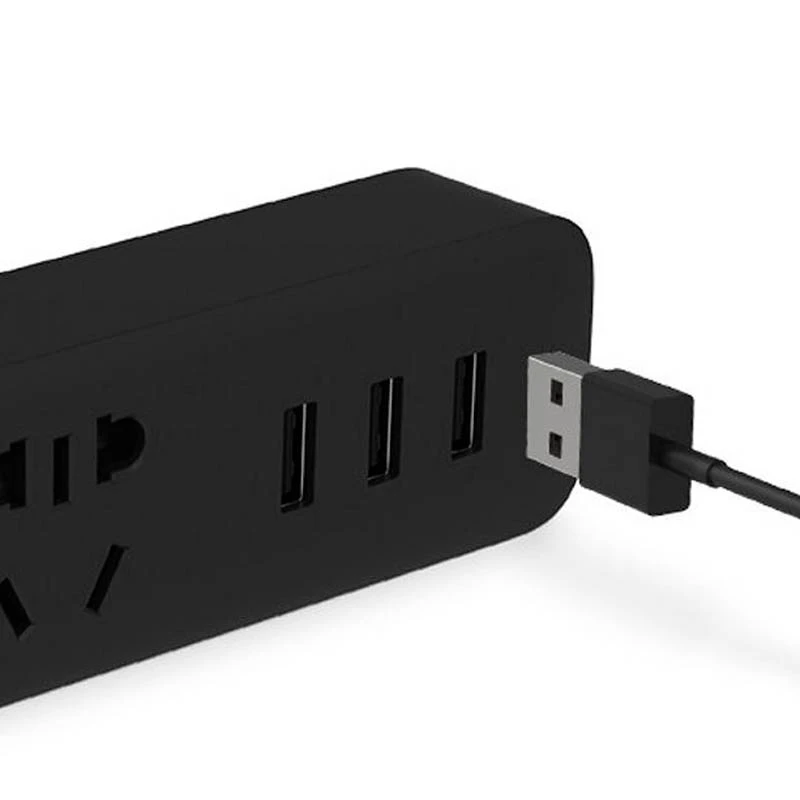 محافظ برق 3 خانه شیائومی Xiaomi XMCXB01QM + پورت شارژر