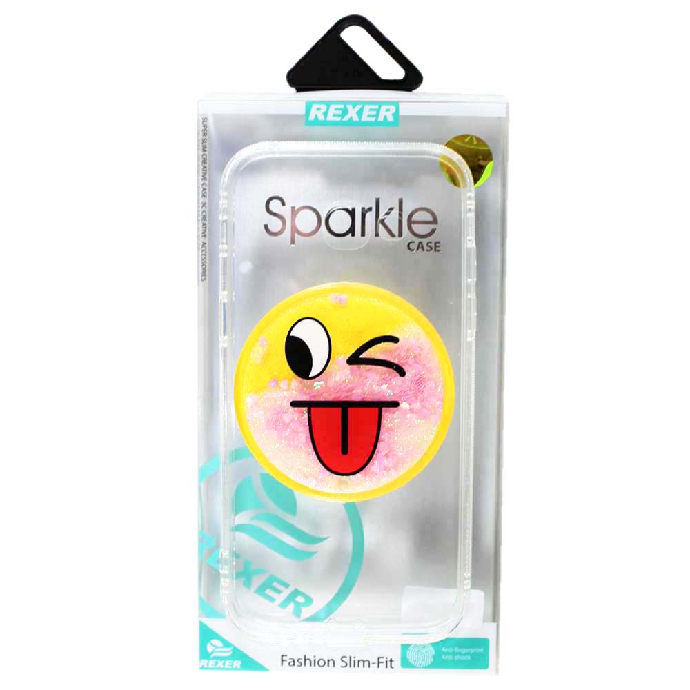 قاب گوشی آکواریومی طرح Tongue ایموجی Samsung S7