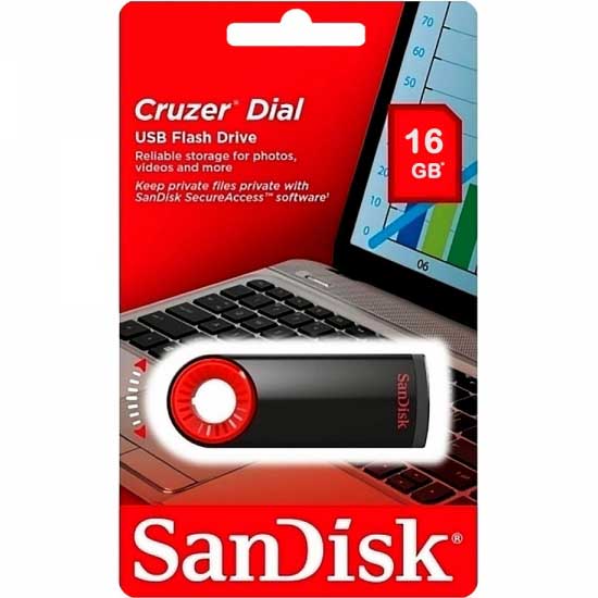 فلش 16 گیگ سن دیسک SanDisk Cruzer Dial CZ57