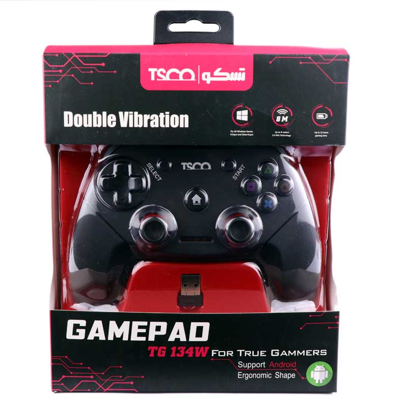 دسته بازی بی سیم تسکو TG 134W PC/PS3