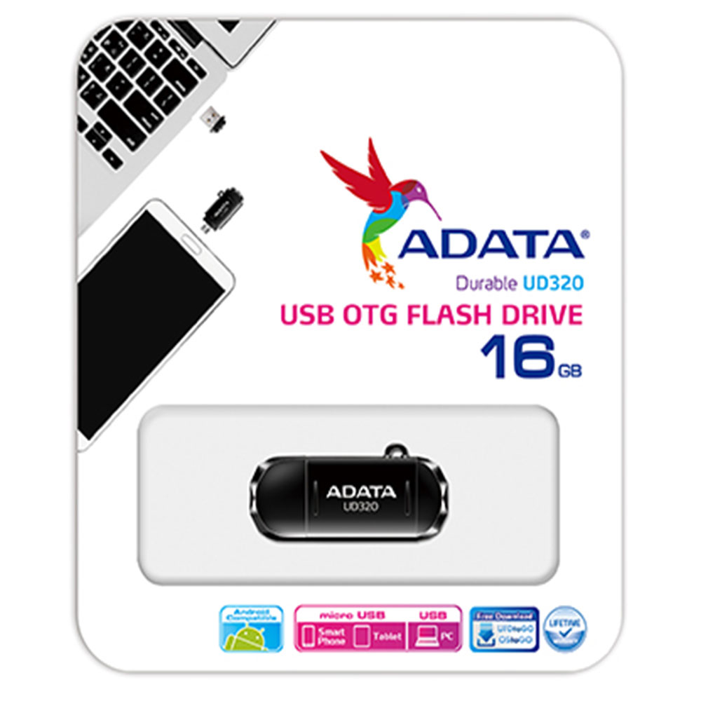 فلش 16 گیگ ای دیتا ADATA UD320 OTG