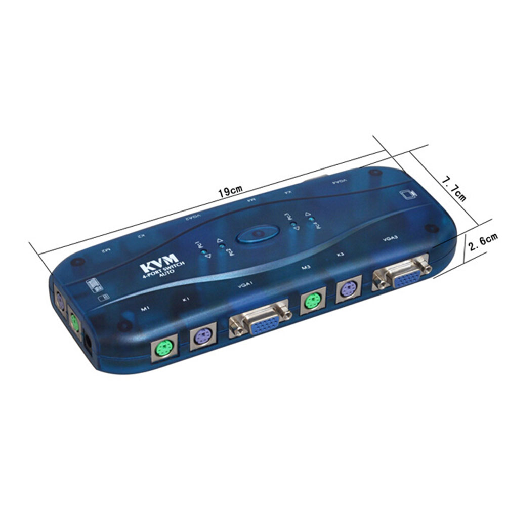 Royal FJ-K104 KVM Swich 4Port PS/2