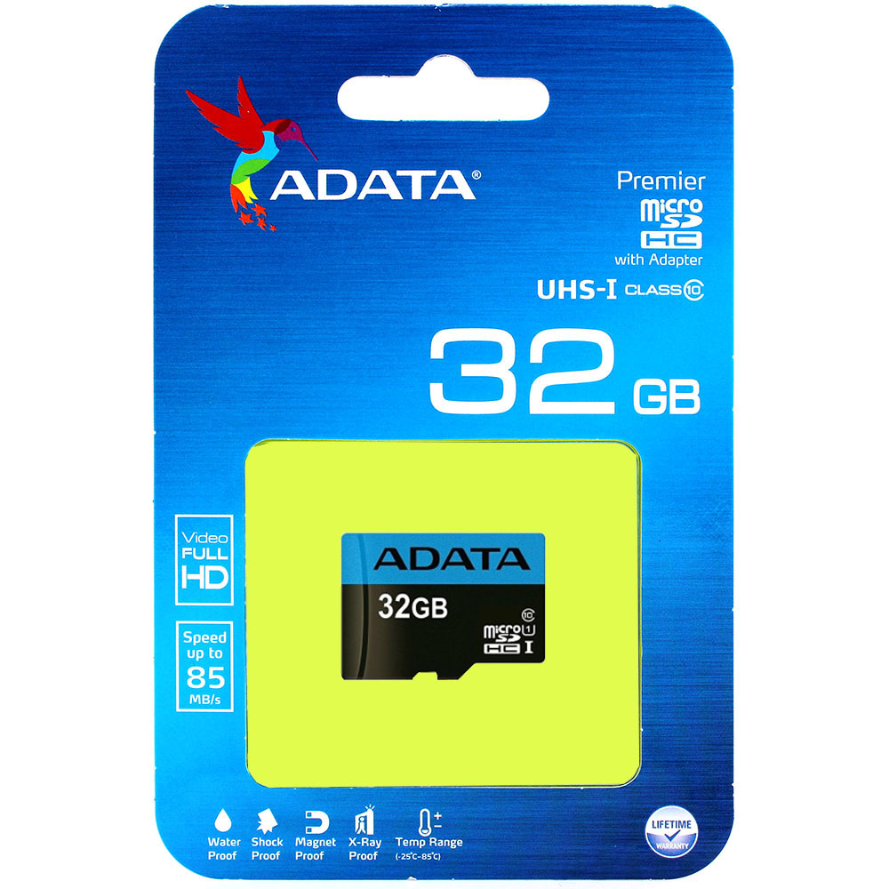 رم ADATA Micro Class 10 U1 85MB/S 32GB بدون خشاب