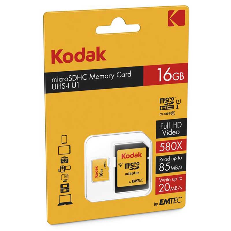 رم میکرو 16 گیگ کداک Kodak U1 85MB/s + خشاب