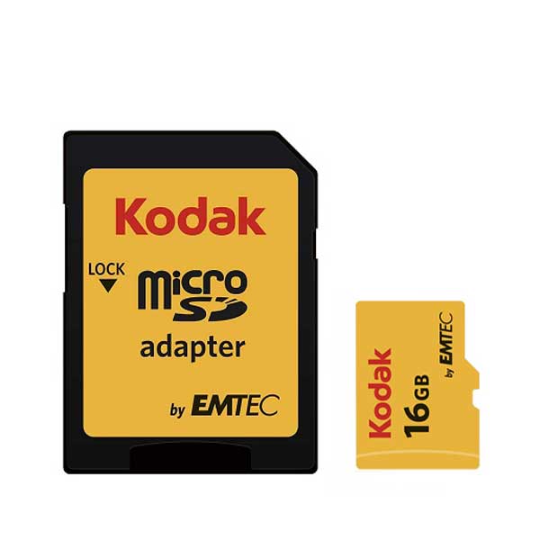 رم میکرو 16 گیگ کداک Kodak U1 85MB/s + خشاب