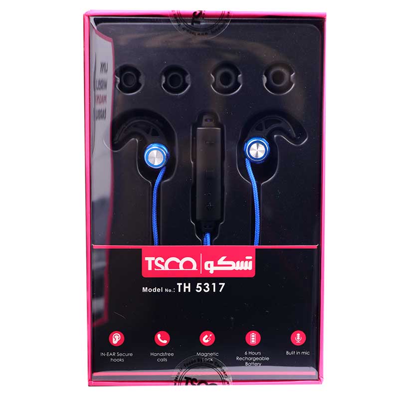 هندزفری بلوتوث دورگردنی TSCO TH-5317