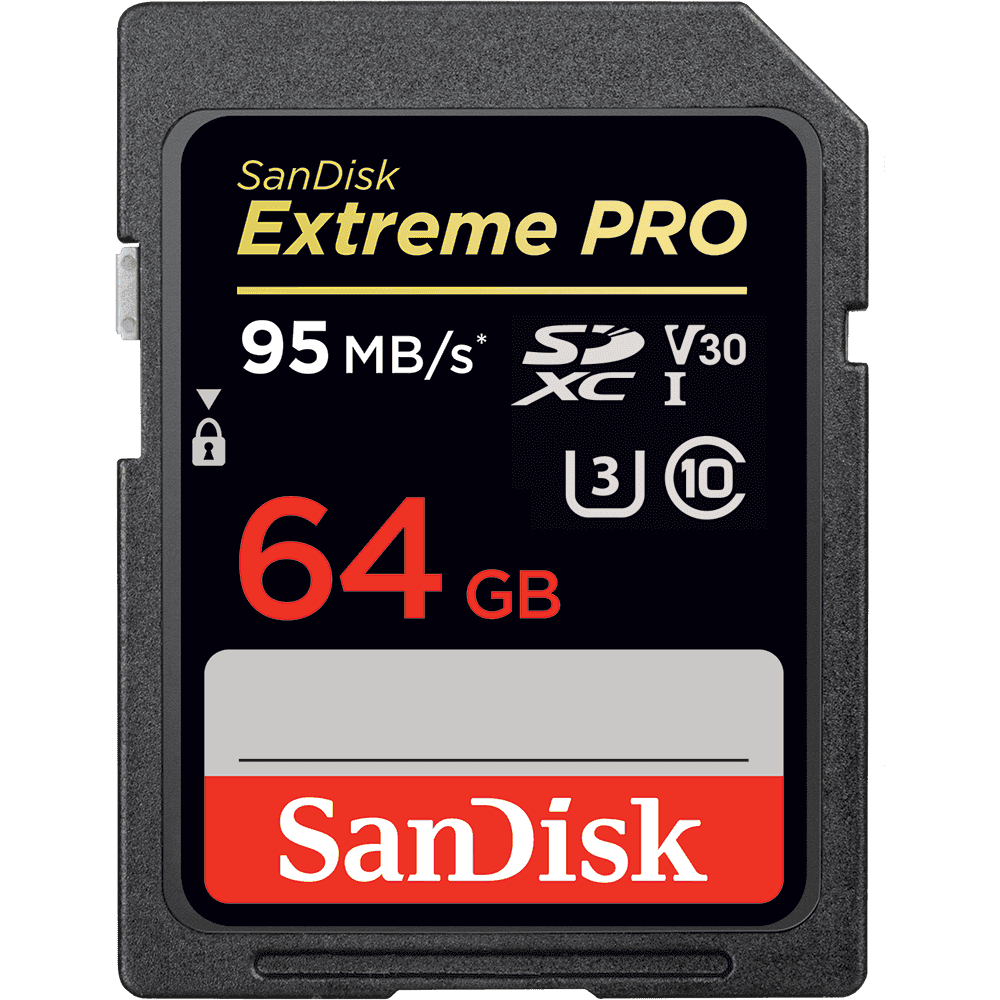 رم اس دی ۶۴ گیگ سن دیسک SanDisk EXTREME PRO U3 95MB/s