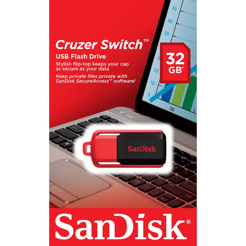 فلش 32 گیگ سن دیسک SanDisk Cruzer Switch CZ52