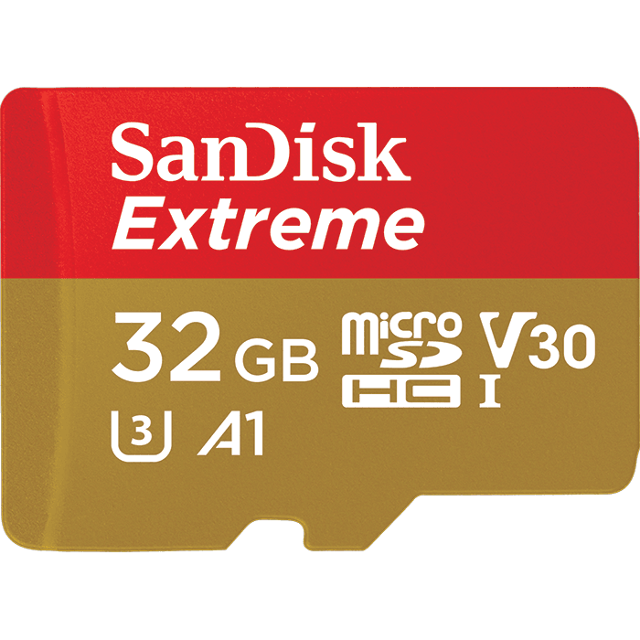 رم میکرو 32 گیگ سن دیسک SanDisk Extreme U3 90MB/s + خشاب