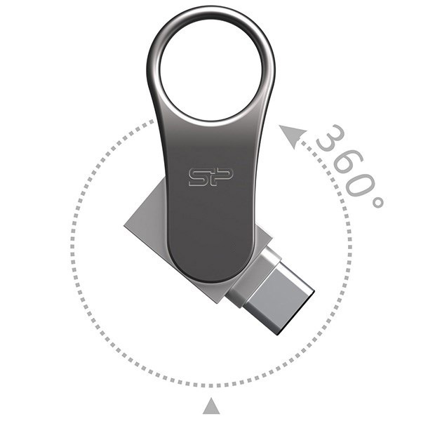 فلش 32 گیگ سیلیکون پاور Silicon Power C80 USB3.1 OTG Type-C
