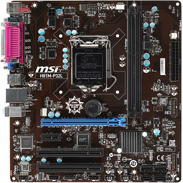 مادربرد ام اس آی H81M-P32L DDR3