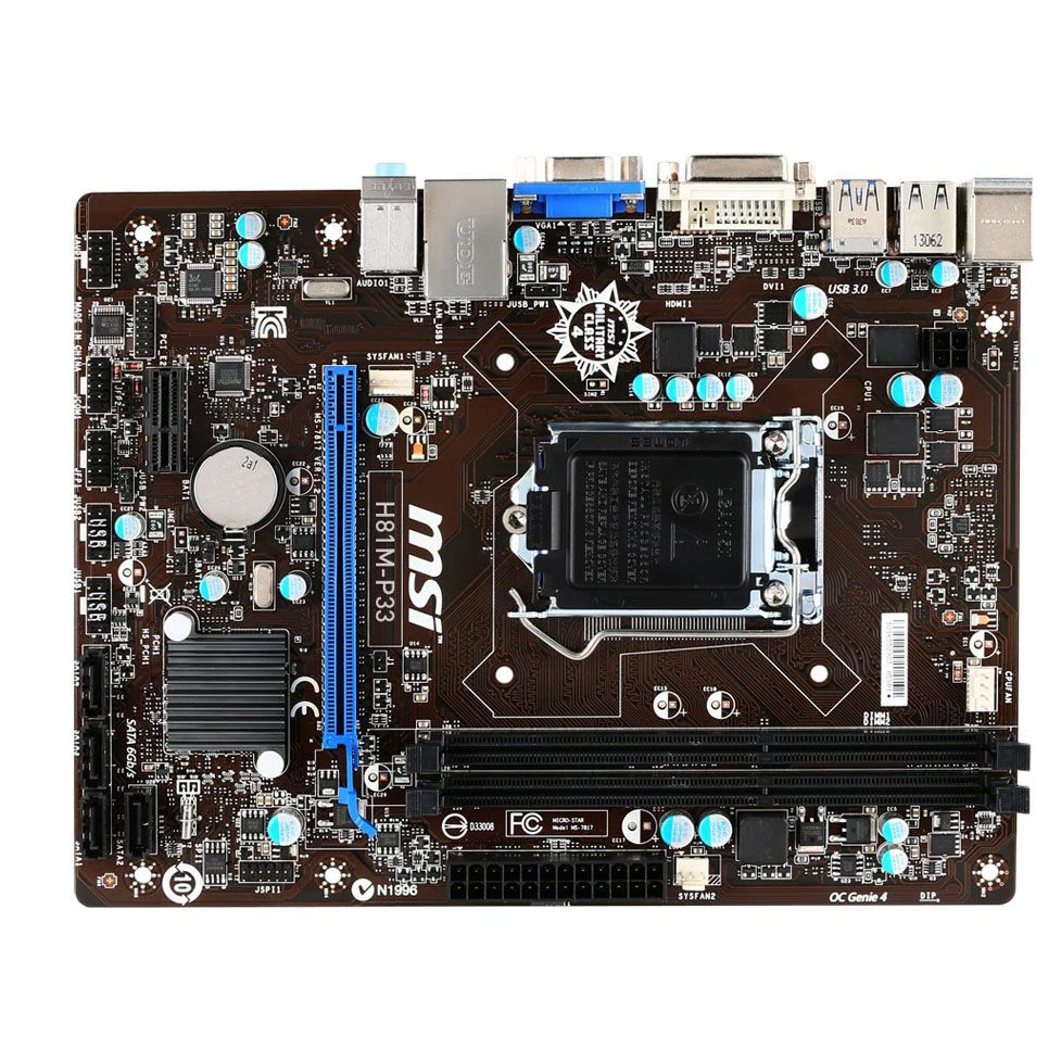 مادربرد ام اس آی H81M-P33 DDR3